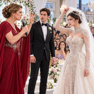 Mi suegra convirtió mi boda en una humillación pública al anunciar tres reglas para mi nueva vida. Cuando mi esposo me dijo: “Acepta por ahora, mamá se calmará”, entendí que él ya había elegido de qué lado estaba. Me quité el anillo delante de todos y salí del salón. Pensé que ahí terminaba todo, hasta que descubrí que semanas antes ya habían prometido alquilar mi casa sin preguntarme.